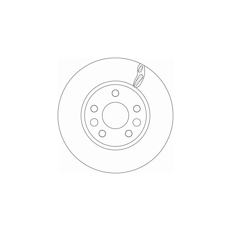 Jeu de 2 disques de frein avant TRW DF6546