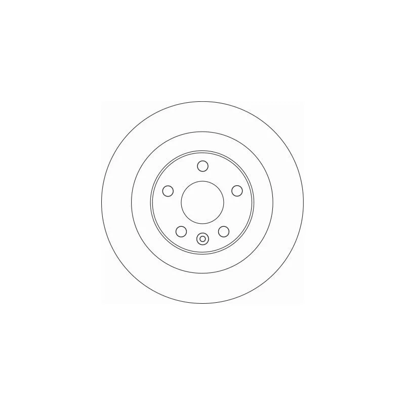 Jeu de 2 disques de frein arrière TRW DF6588