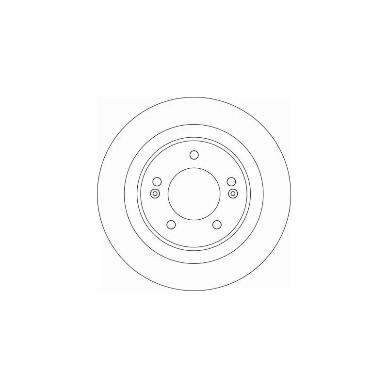 Jeu de 2 disques de frein arrière TRW DF6599