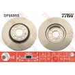 Jeu de 2 disques de frein avant TRW DF6695S - Visuel 3