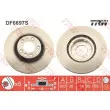 Disque de frein avant gauche TRW DF6697S - Visuel 3