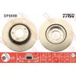 Jeu de 2 disques de frein avant TRW DF6698 - Visuel 1