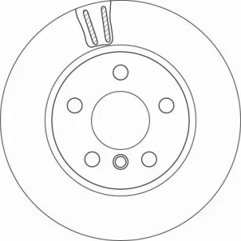 Jeu de 2 disques de frein avant TRW DF6715