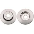 Jeu de 2 disques de frein avant TRW DF6745S - Visuel 1