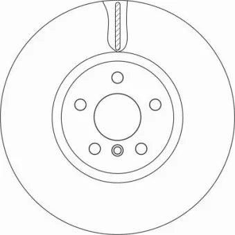 Jeu de 2 disques de frein avant TRW DF6845S