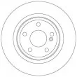 Jeu de 2 disques de frein arrière TRW DF6886 - Visuel 2