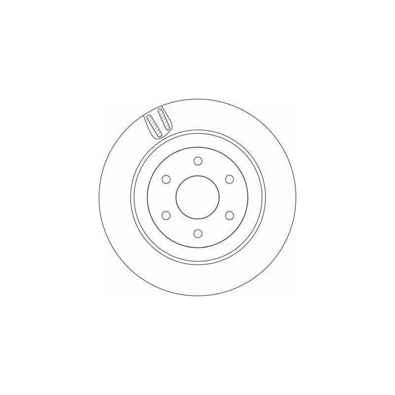Jeu de 2 disques de frein arrière TRW DF6967