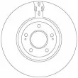 Jeu de 2 disques de frein avant TRW DF7302S - Visuel 2