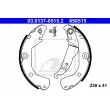 Jeu de mâchoires de frein ATE 03.0137-0515.2 - Visuel 1
