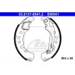 Jeu de mâchoires de frein ATE 03.0137-0541.2 - Visuel 1