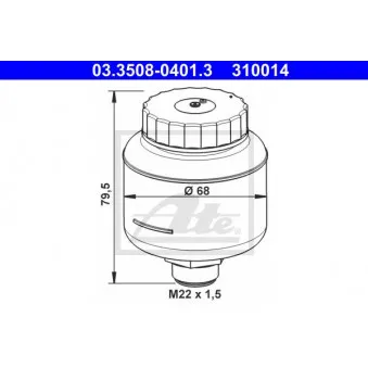 Vase d'expansion, liquide de frein ATE
