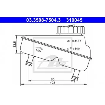 Vase d'expansion, liquide de frein ATE
