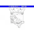 Support, étrier de frein ATE 11.0230-0131.1 - Visuel 1