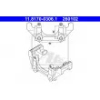 Support, étrier de frein ATE 11.8170-0306.1 - Visuel 1