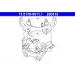Support, étrier de frein ATE 11.8170-0611.1 - Visuel 1