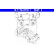Support, étrier de frein ATE 11.8170-0755.1 - Visuel 1