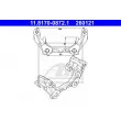 Support, étrier de frein ATE 11.8170-0872.1 - Visuel 1