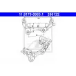 Support, étrier de frein ATE 11.8170-0983.1 - Visuel 1