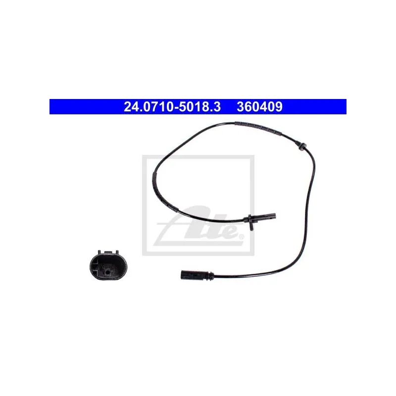 Capteur, vitesse de roue ATE 24.0710-5018.3