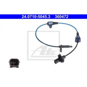 Capteur, vitesse de roue ATE 24.0710-5045.3