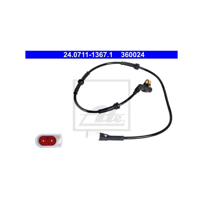 Capteur, vitesse de roue ATE 24.0711-1367.1