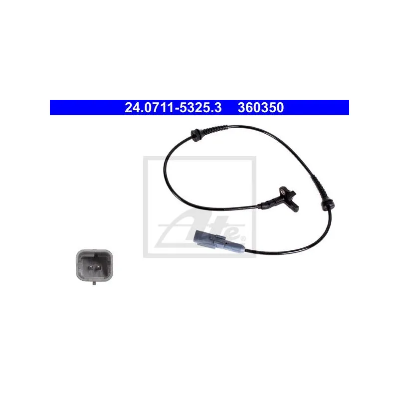 Capteur, vitesse de roue ATE 24.0711-5325.3