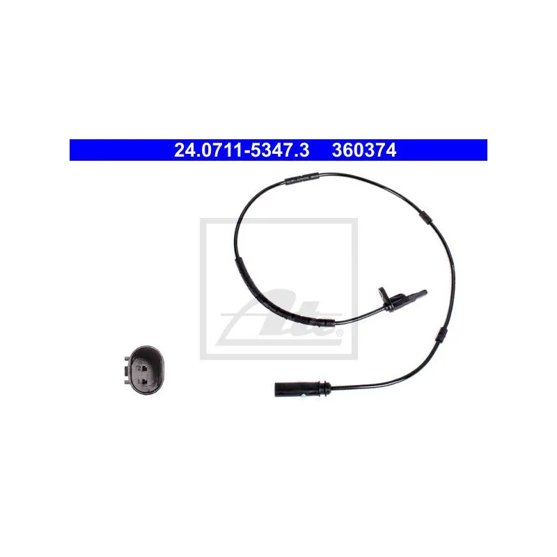 Capteur, vitesse de roue ATE 24.0711-5347.3