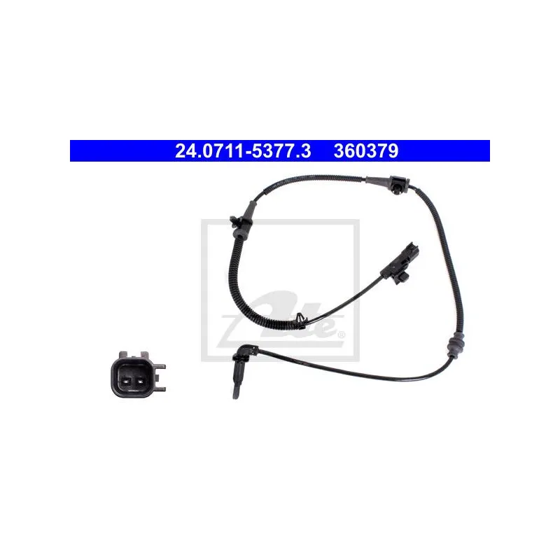 Capteur, vitesse de roue ATE 24.0711-5377.3