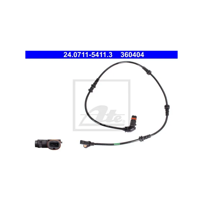 Capteur, vitesse de roue ATE 24.0711-5411.3