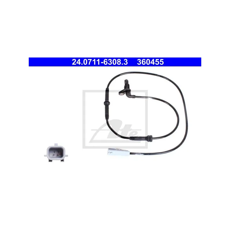 Capteur, vitesse de roue ATE 24.0711-6308.3