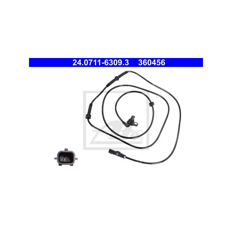 Capteur, vitesse de roue ATE 24.0711-6309.3