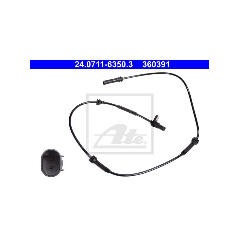 Capteur, vitesse de roue ATE 24.0711-6350.3