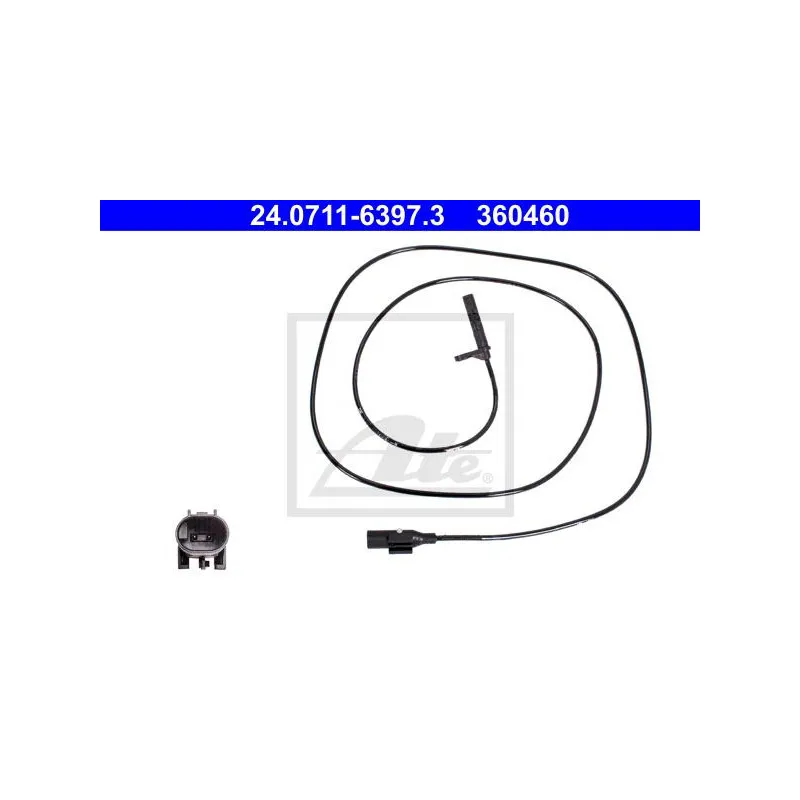 Capteur, vitesse de roue ATE 24.0711-6397.3