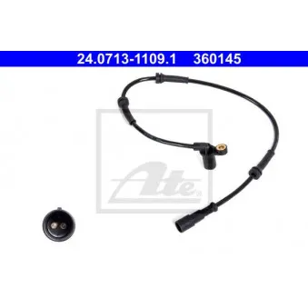 Capteur, vitesse de roue ATE 24.0713-1109.1