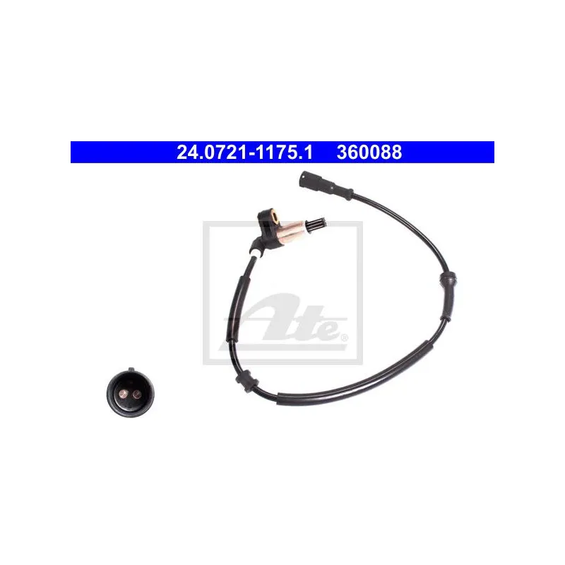 Capteur, vitesse de roue ATE 24.0721-1175.1