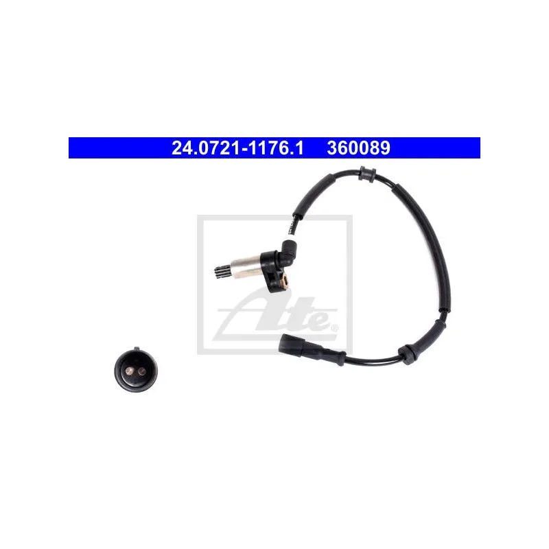 Capteur, vitesse de roue ATE 24.0721-1176.1