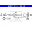 Flexible de frein ATE 24.5176-0475.3 - Visuel 1