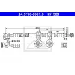 Flexible de frein ATE 24.5176-0661.3 - Visuel 1