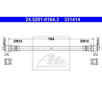 Flexible de frein ATE 24.5201-0164.3