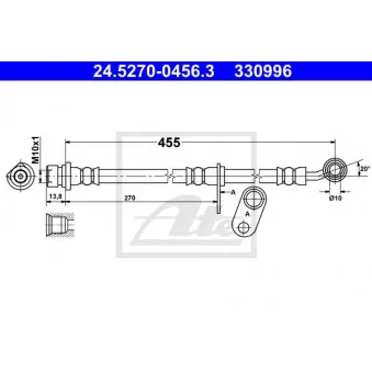 Flexible de frein ATE 24.5270-0456.3