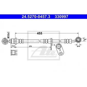Flexible de frein ATE 24.5270-0457.3