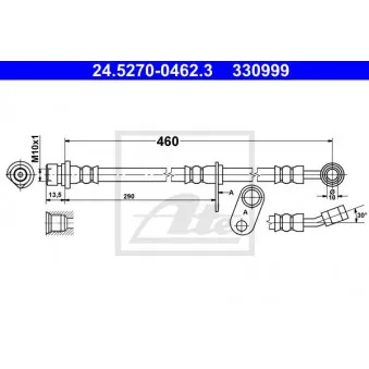Flexible de frein ATE 24.5270-0462.3