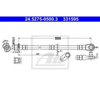 Flexible de frein ATE 24.5275-0500.3