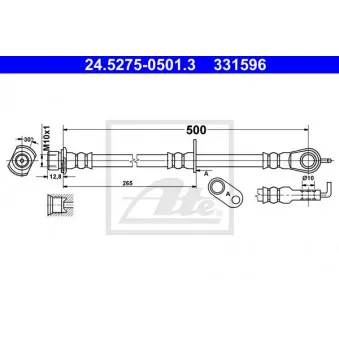 Flexible de frein ATE 24.5275-0501.3