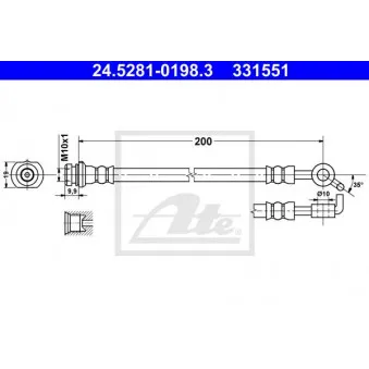 Flexible de frein ATE 24.5281-0198.3