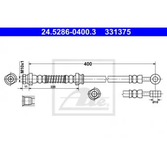 Flexible de frein ATE 24.5286-0400.3