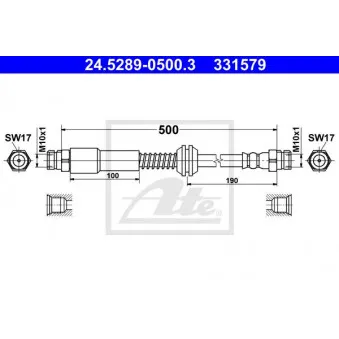 Flexible de frein ATE 24.5289-0500.3