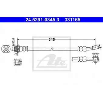 Flexible de frein ATE 24.5291-0345.3