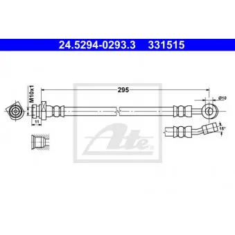 Flexible de frein ATE 24.5294-0293.3