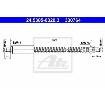 Flexible de frein ATE 24.5305-0320.3